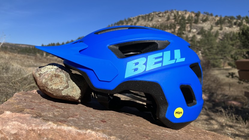 budget bike helmet - the bell fits much like a mountain biking helmet and features a...