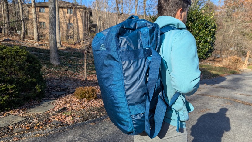 the north face base camp voyager duffel - the base of the voyager is a higher denier fabric, and lightly...