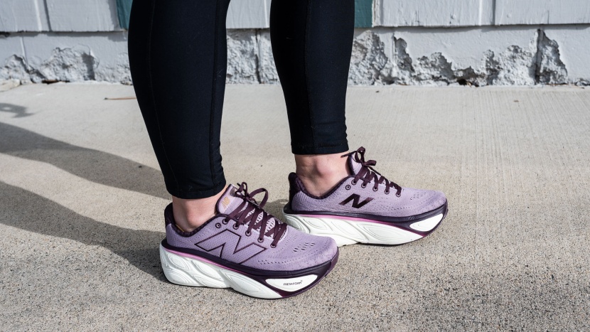 new balance fresh foam x more v5 for women - the upper runs a bit warm, but it is otherwise a comfortable upper...