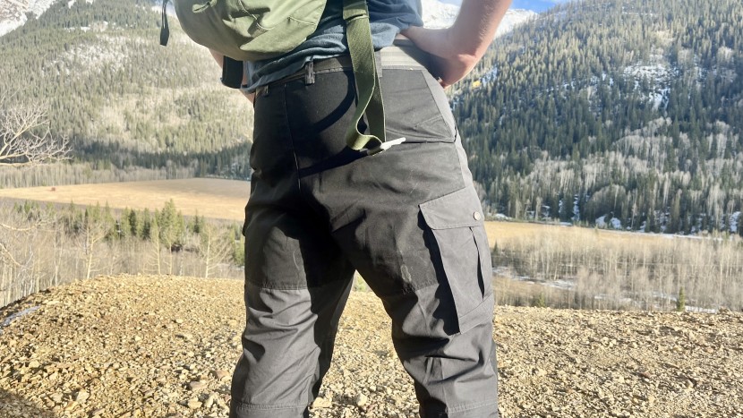 fjallraven vidda pro - these pants are dense, meaning that they don't allow much air motion...