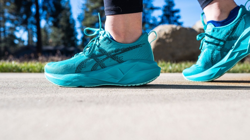 asics novablast 5 for women - the roomy fit and soft textiles meld to create an incredibly...