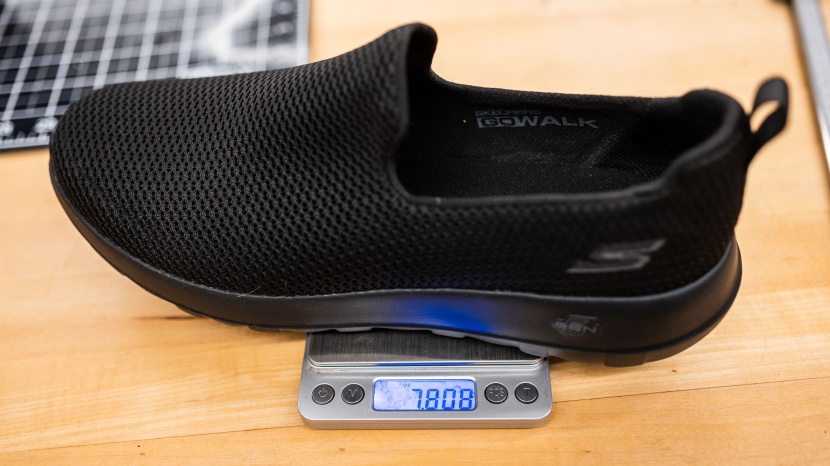 skechers go walk max - at 7.8 ounces per shoe, these are among the lightest in our lineup.
