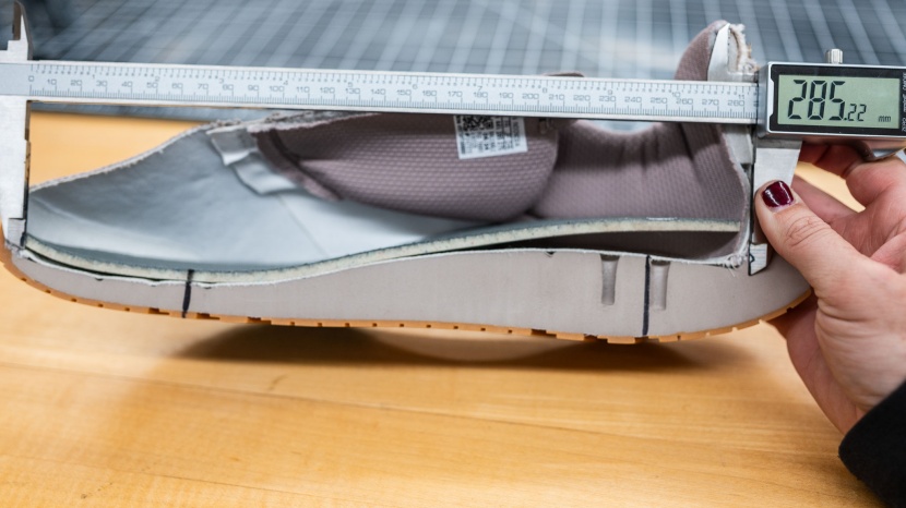 walking shoes men - we measure heel to toe drop by taking measurements at the heel and...