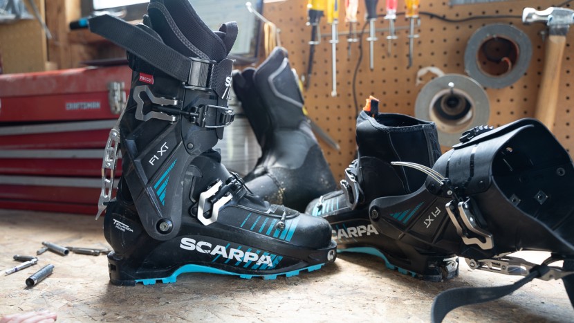 backcountry ski boots - the f1 xt flexes easily with much less friction than other similarly...