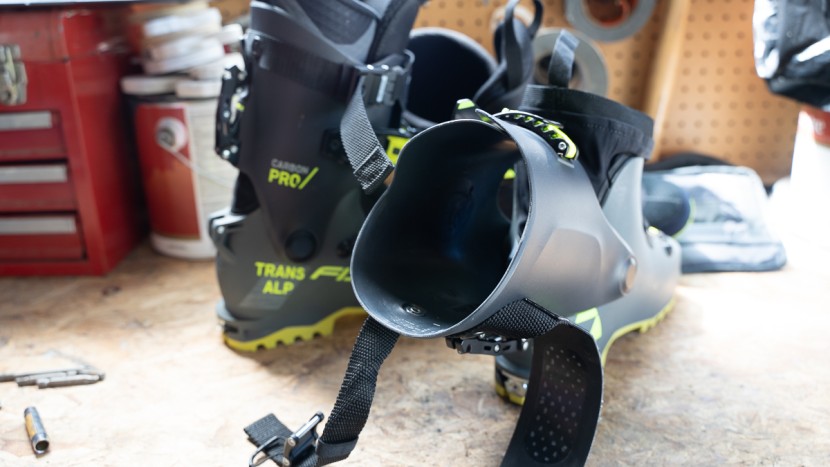 backcountry ski boots - even though the transalp carbon pro features plenty of mobility, a...