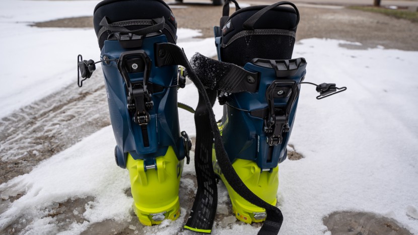 backcountry ski boots - the lever on the radical pro is the hoji lock.