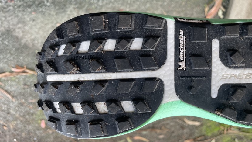 speedland gs:pdx for women - the michelin rubber "cuttable blocks" on the outsole enable runners...