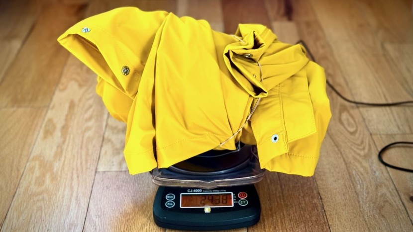 this was the heaviest jacket that we've tested to date.