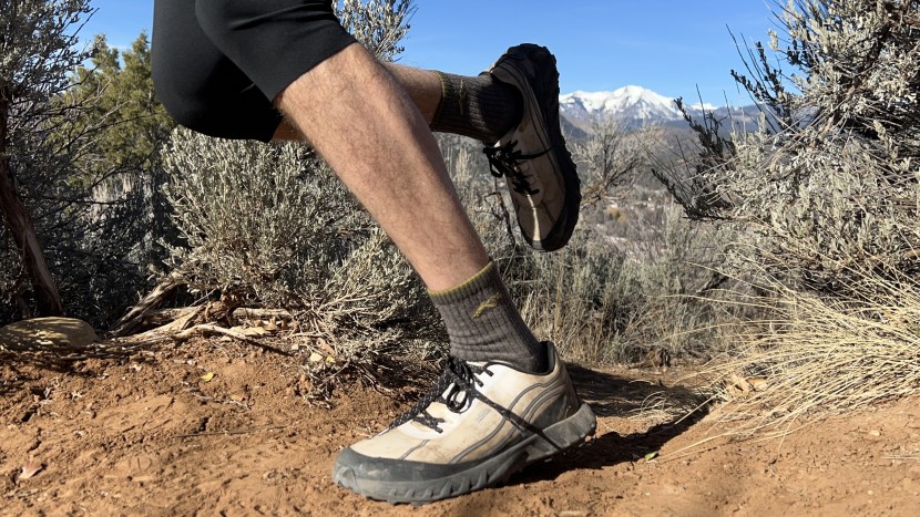 trail running shoes men - the norda 002 proprietary vibram-blend outsole with 4.8 mm deep lugs...