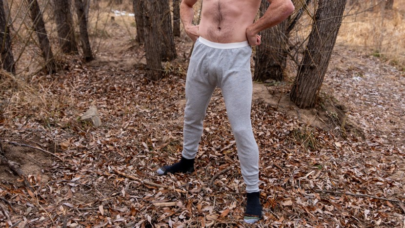 long underwear men - although not the warmest of long underwear, the 60% cotton, 40%...
