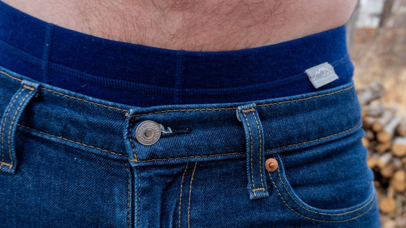 merino.tech bottoms - a simple and effective waistband rounds out these long underwear.