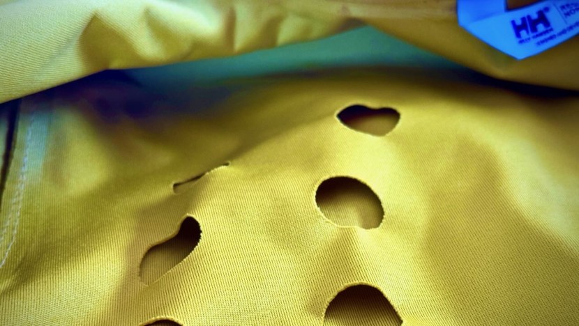 perforated sections below the back flap help to increase...