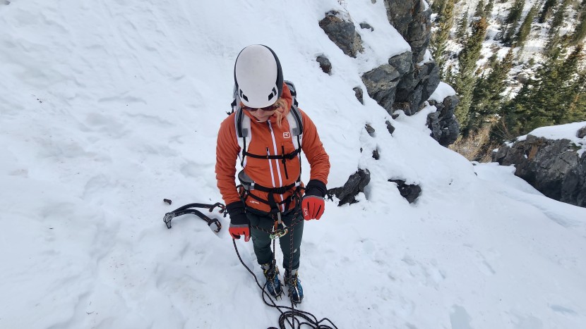 ortovox swisswool piz boè for women - we had no issues keeping the piz boe on while climbing and it still...