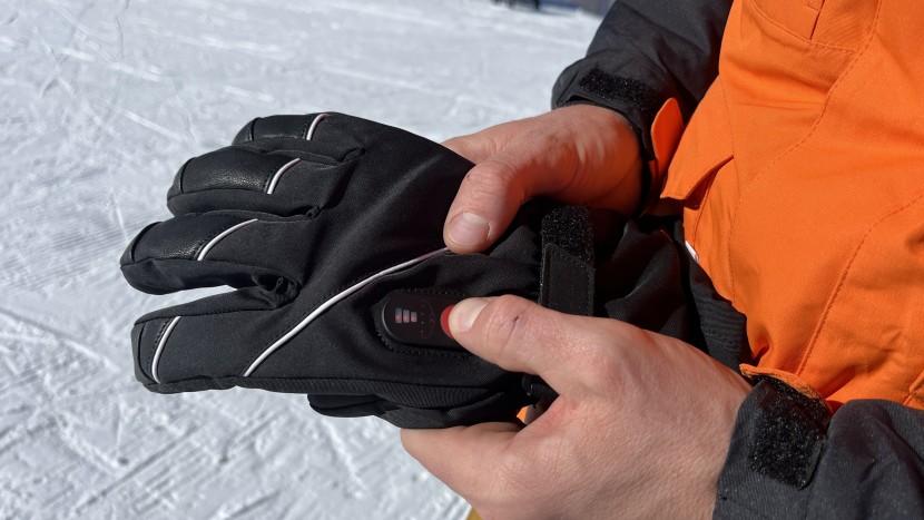 ski gloves - the savior heat rechargeable gloves offer battery-powered warmth at...