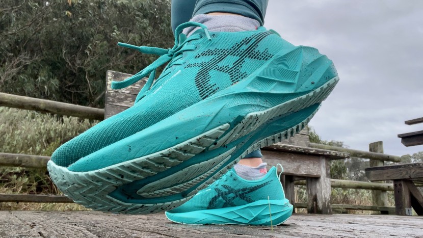 asics novablast 5 for women - the novablast&#039;s increased stack is comfortable underfoot, providing...