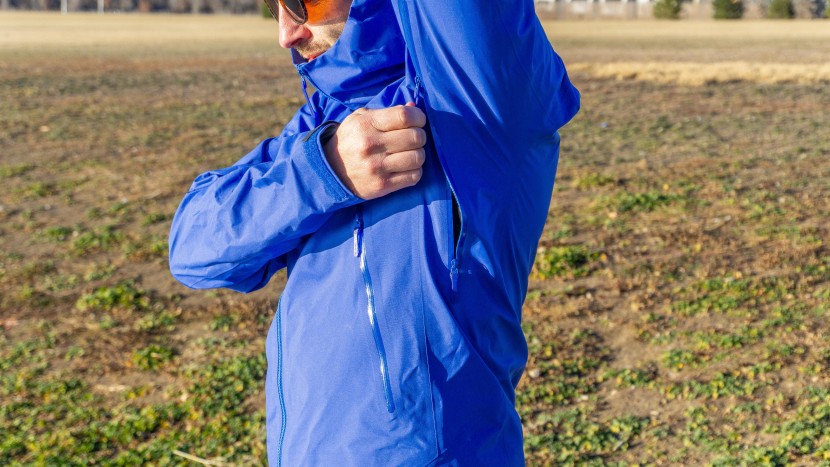 rain jacket men - the beta sl offers pit zips to dump some of your body heat.