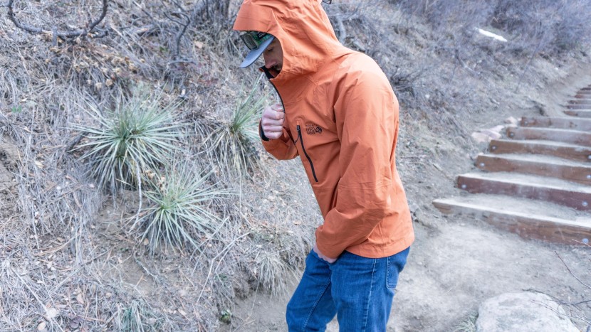 rain jacket men - the stretch ozonic felt more like a softshell than rain jacket...