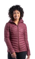 decathlon forclaz mt100 hooded puffer for women
