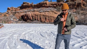 decathlon forclaz men's mt100 hooded down puffer