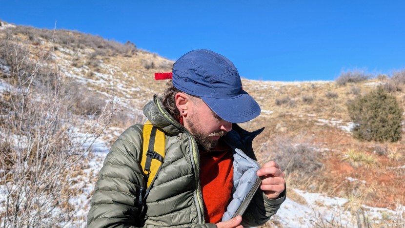 decathlon forclaz men&#039;s mt100 hooded down puffer - the 800-fill-power down insulation maintains a high amount of loft...