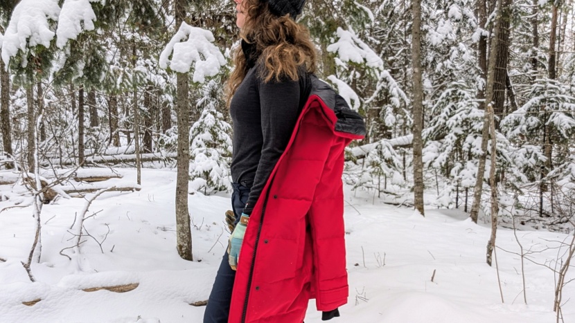 canada goose shelburne - i wasn&#039;t sure how handy the backpack straps would be. i used them...
