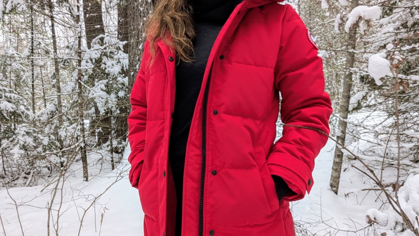canada goose shelburne - high-quality snaps on the storm flap mean you don&#039;t have to futz...