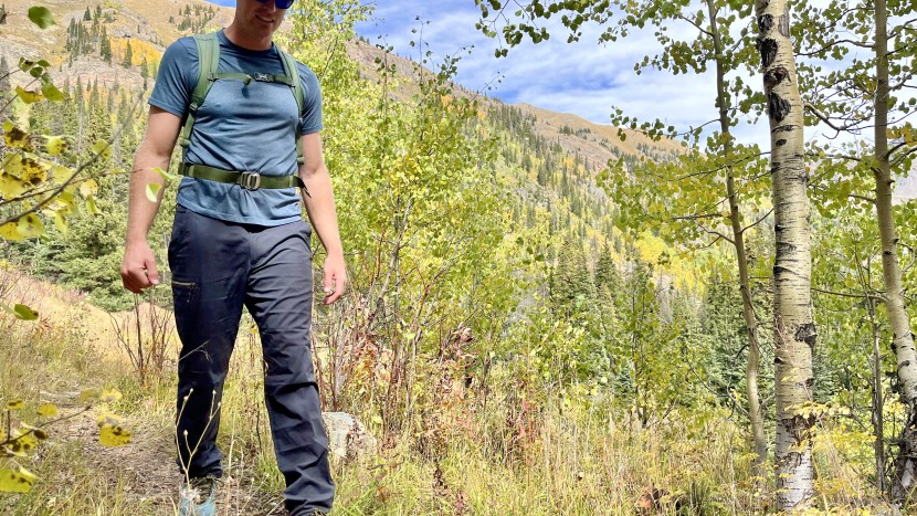 Comparison of top hiking pants on trail