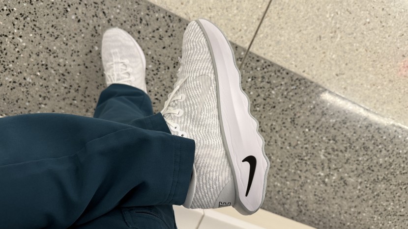 nike motiva - your feet will appreciate the thick cushion during long shifts.