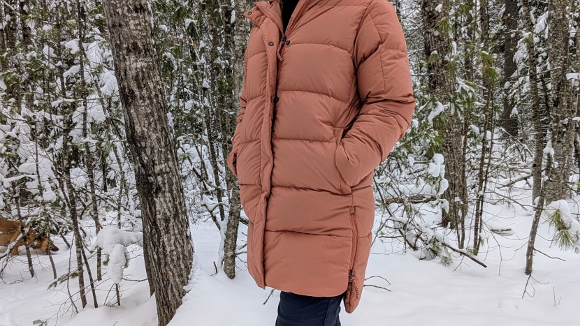 winter jacket - a long hem keeps your lower body warm, but limits movement and...