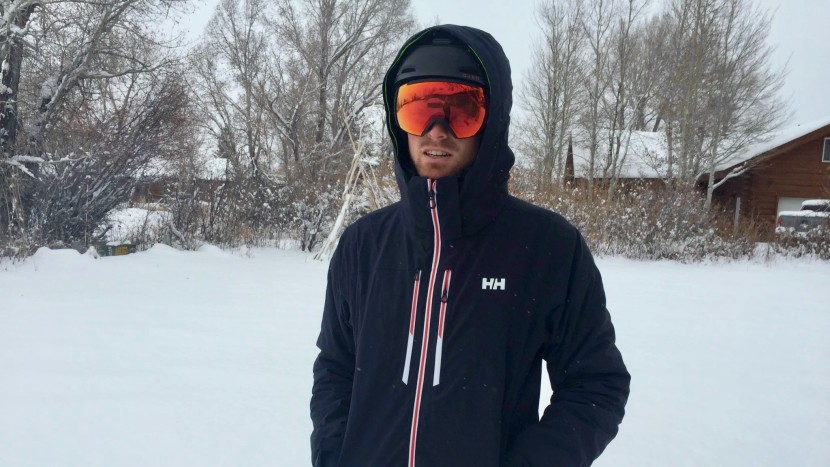 helly hansen alpha lifaloft - this jacket has plenty of pockets on the chest, which is a good...