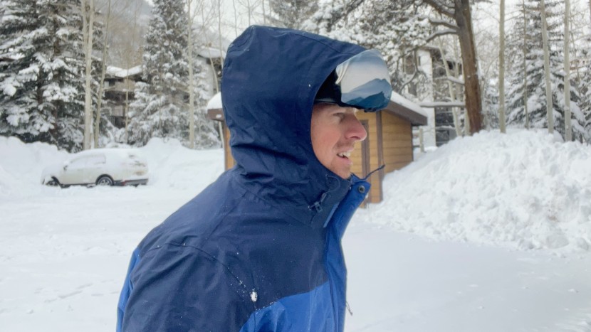 columbia whirlibird v interchange - the columbia whirlibird v interchange&#039;s hood has full coverage for...