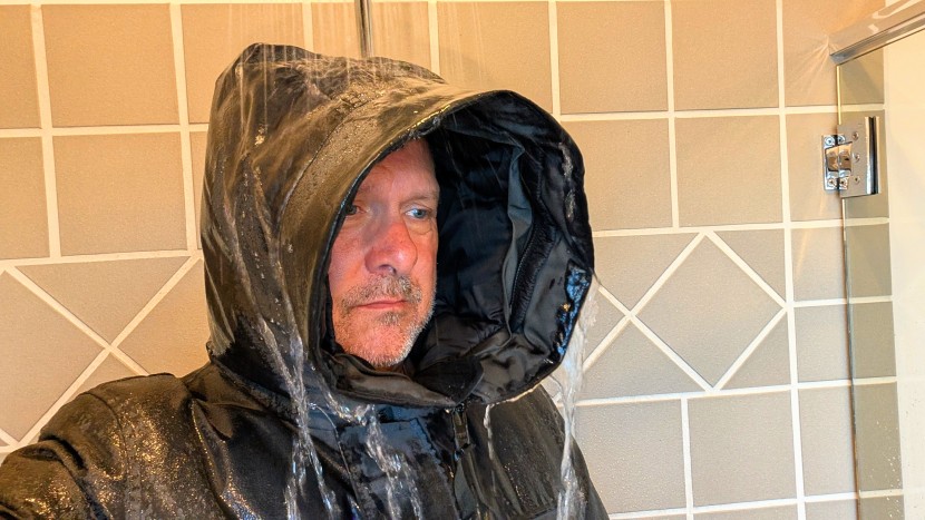 winter jacket men - the langford&#039;s ginormous hood extends well beyond the head and face...