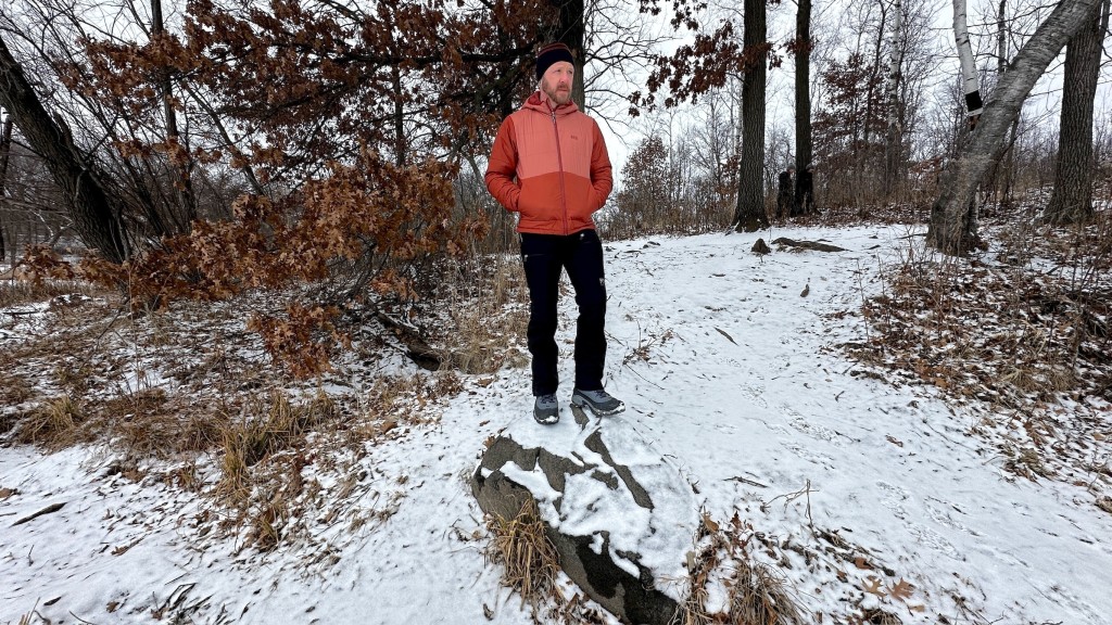 rei co-op trailmade insulated hoodie - we test all the jackets in cold winter temps for fit, function, and...