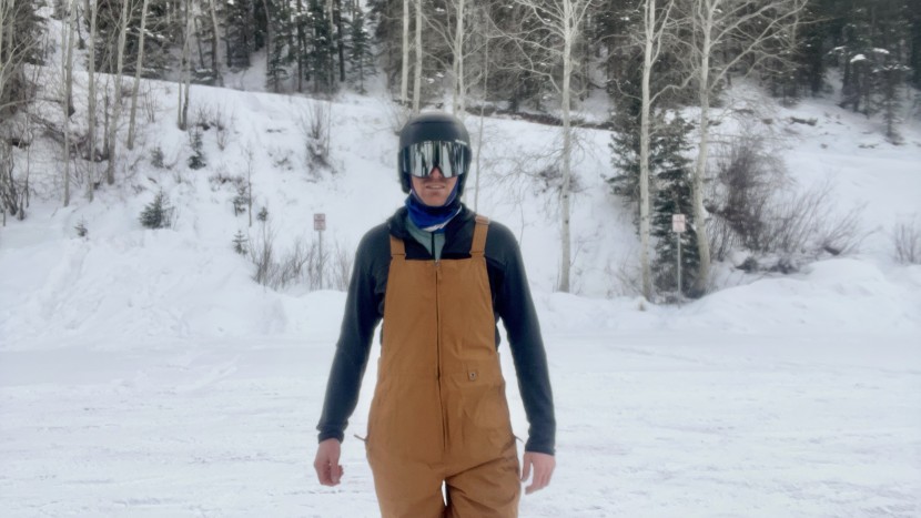 ski pants men - the arctix essential insulated bib kept us warm on the coldest...