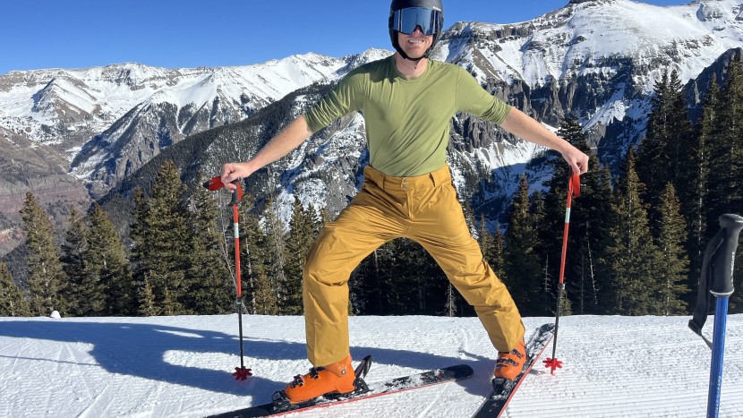 some ski pants have more stretch than others.