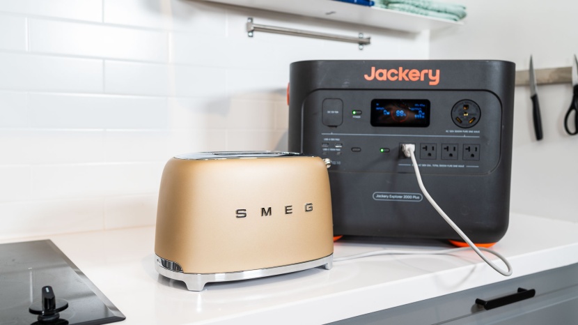 jackery explorer 2000 plus - the display is on the smaller side, but we had no gripes with the...