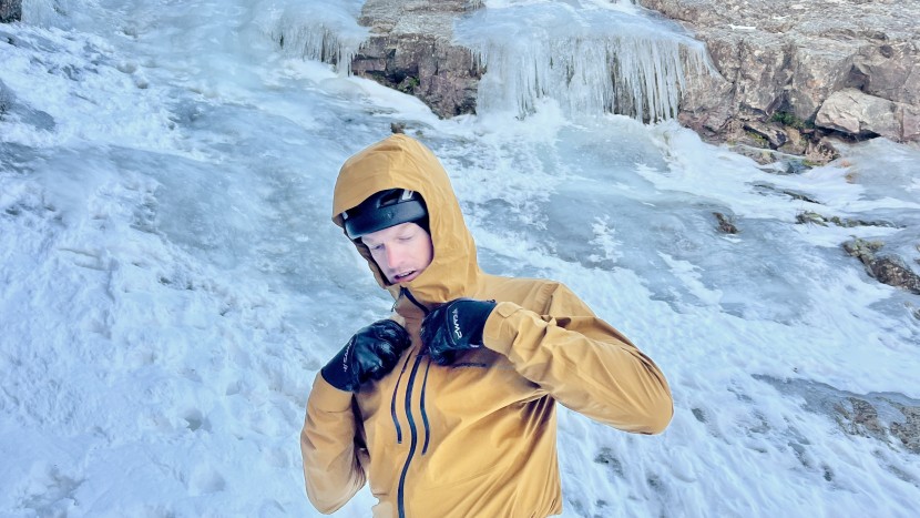 patagonia m10 storm jacket - the patagonia m10 is flexible and well-tailored for acrobatic motions.