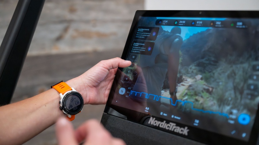 nordictrack x16 treadmill - following a trainer-led workout on ifit can be inspiring and engaging.