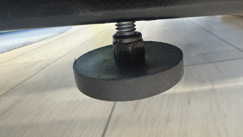 nordictrack x16 treadmill - adjustable feet ensure that you can get the treadmill leveled on...