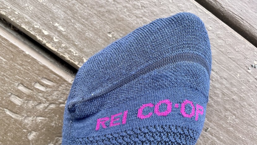 running socks - the rei swiftland sock has a thicker all-around fabric. though its...