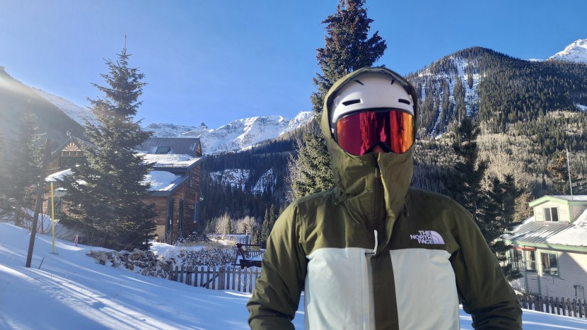 ski jacket womens - the fleece-backed storm hood of the north face freedom insulated...