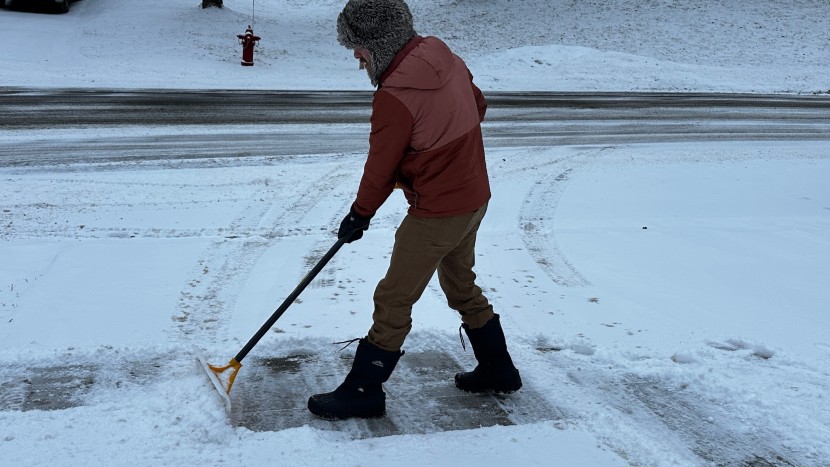 rei co-op trailmade insulated hoodie - the rei ttrailmade hoodie kept us warm enough to get the driveway...