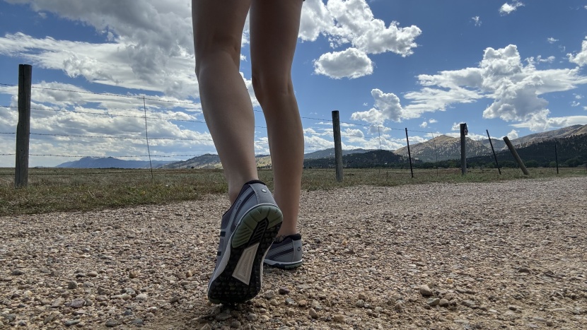 xero shoes hfs ii for women - the hfs ii did great on gravel trails thanks to its exposed lugs.