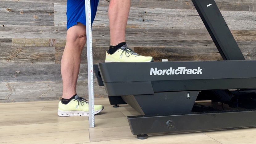 nordictrack x16 treadmill - stepping up 13&quot; to the treadmill deck isn&#039;t difficult, but it may...