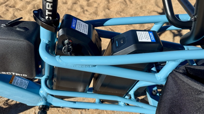 lectric xpedition 2.0 - each battery needs to be plugged in separately to charge, and both...