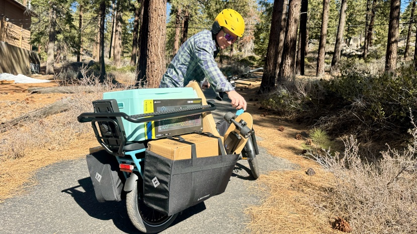 lectric xpedition 2.0 - the 2.0 was able to carry an entire day&#039;s worth of fun for a family...