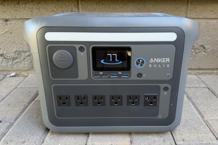 power station - the anker c1000 can be fully charged in less than an hour and a half.