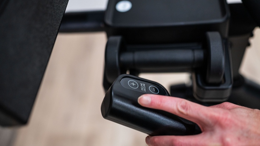 nordictrack x24 exercise bike - sweat proof buttons are easy to use and conveniently placed, but...