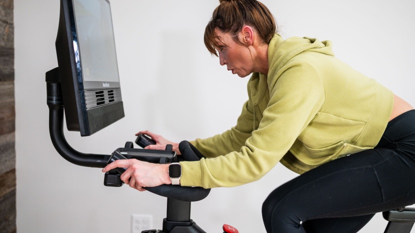nordictrack x24 exercise bike - multi position handlebars let you mix up your holds.