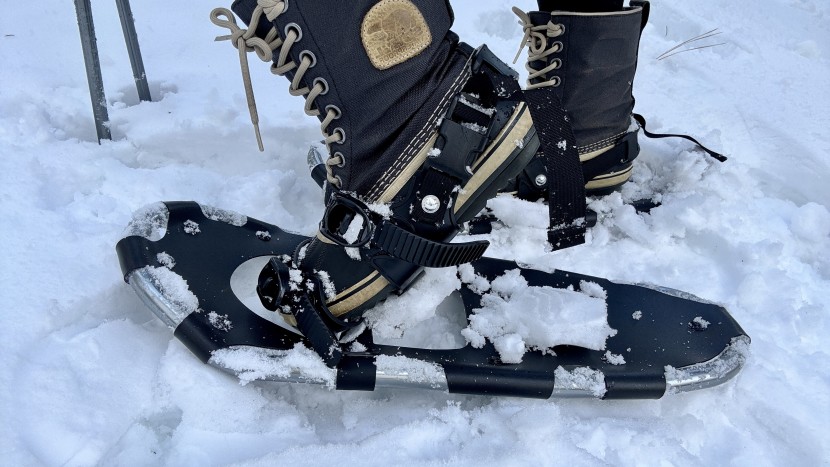 goplus for women - here&#039;s a look at the ice buildup on the heel of the metal plate...